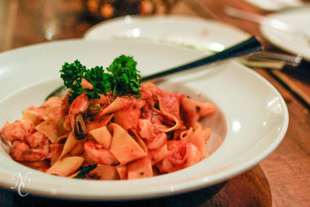 Tagliatelle with Prawns