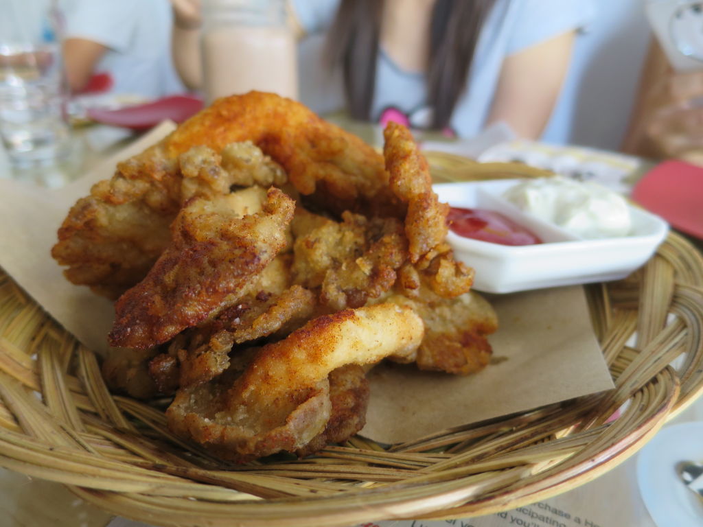 Crispy Shrooms - $7.90. Supposedly fried in coconut oil which is great because coconut oil doesn't go rancid at high temperatures