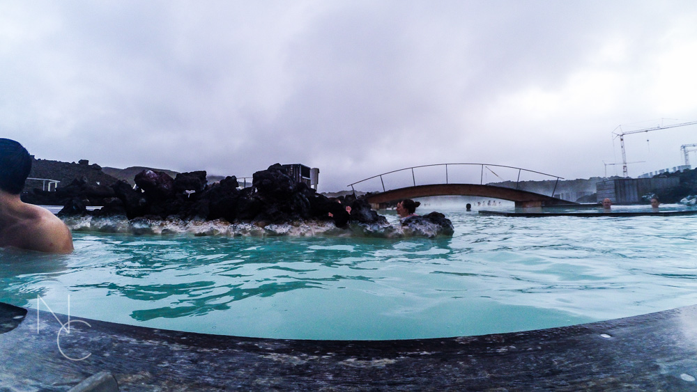 Construction is happening for a luxury hotel so you can stay and dip in Blue Lagoons like Japan onsens :)