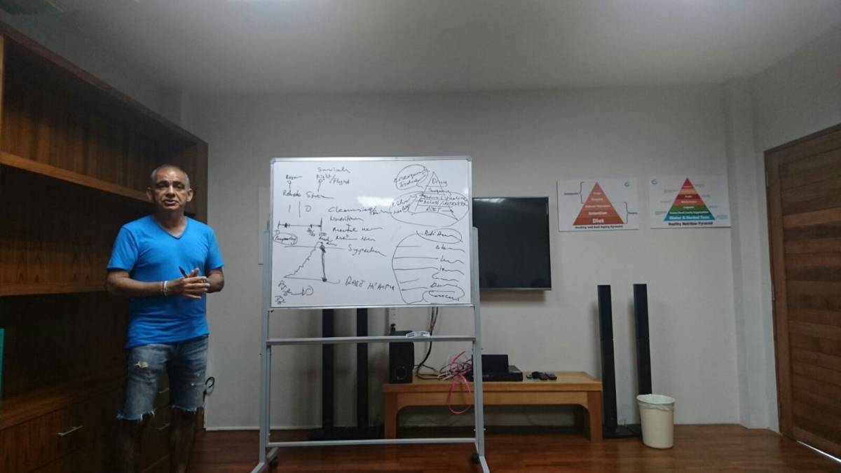 Mr Ersin giving us a welcome lecture on The Lifeco's philosophy