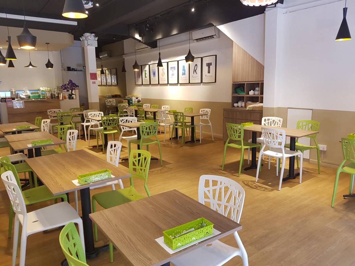 Pretty spacious restaurant for lunch and dinners! Photo from Genesis Vegan Facebook